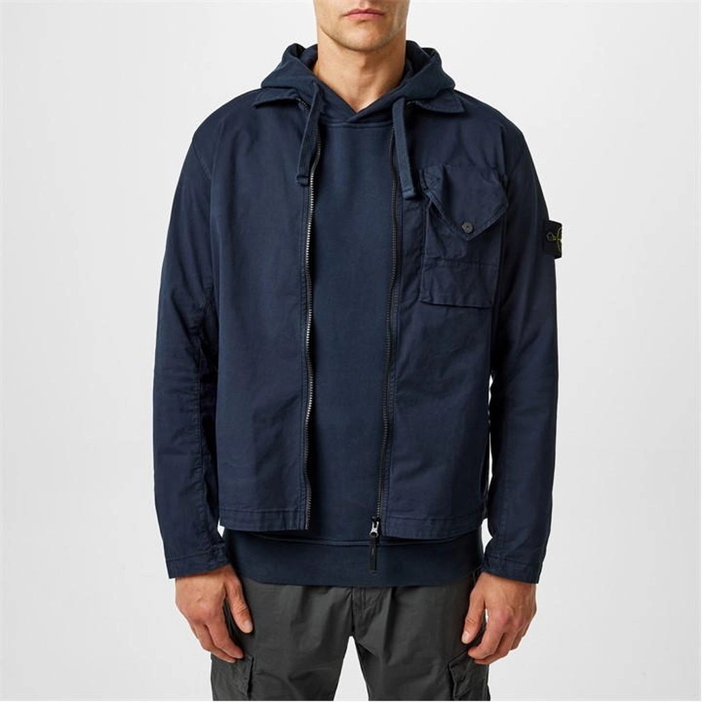 Stone Island Bellows Overshirt - Blue